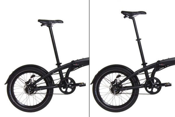 Tija sillin Tern telescopica negra 33,9mm.